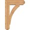 Ekena Millwork Thorton Craftsman Smooth Bracket w/ Offset Brace, Western Red Cedar, 7 1/2"W x 24"D x 36"H BKT0806X24X36THR04SWR - alternate 4